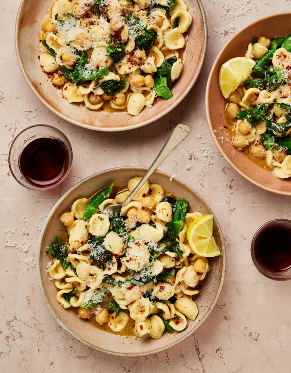Orecchiette with broccoli, anchovy and cumin