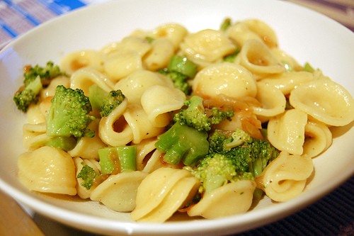 Orecchiette with broccoli and anchovies