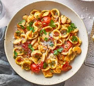 Orecchiette with butter beans, parsley, chilli & lemon