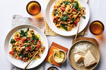 Orecchiette with cime di rapa and 'nduja