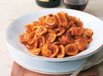 Orecchiette with garlic and chilli (Orecchiette con aglio e peperoncino)