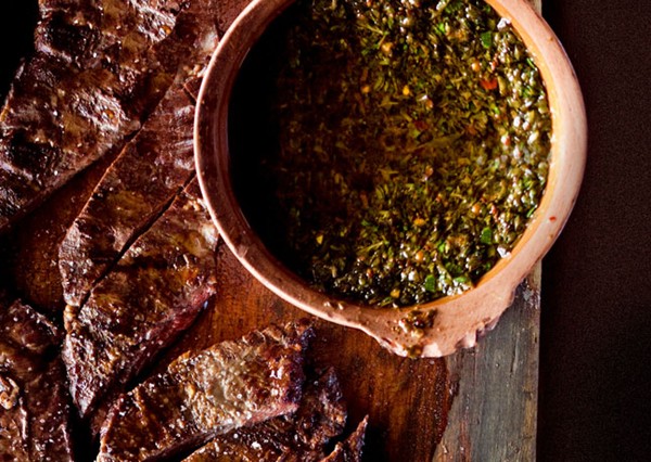 Oregano-chile chimichurri