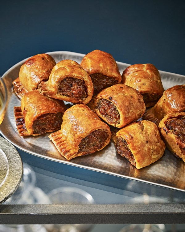 Oregano, rosemary and 'nduja sausage rolls