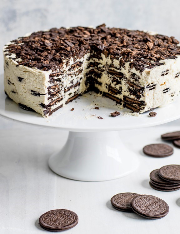Oreo Baileys fridge cake