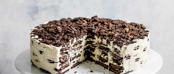 Oreo Baileys fridge cake