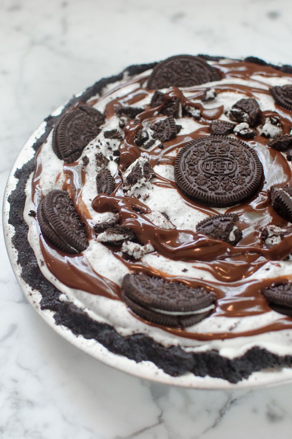 Oreo icebox pie