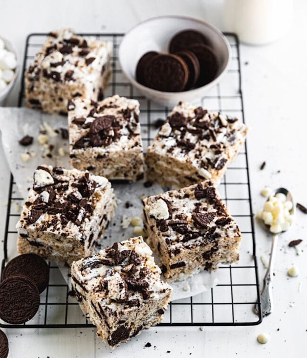 Oreo Rice Krispie treats