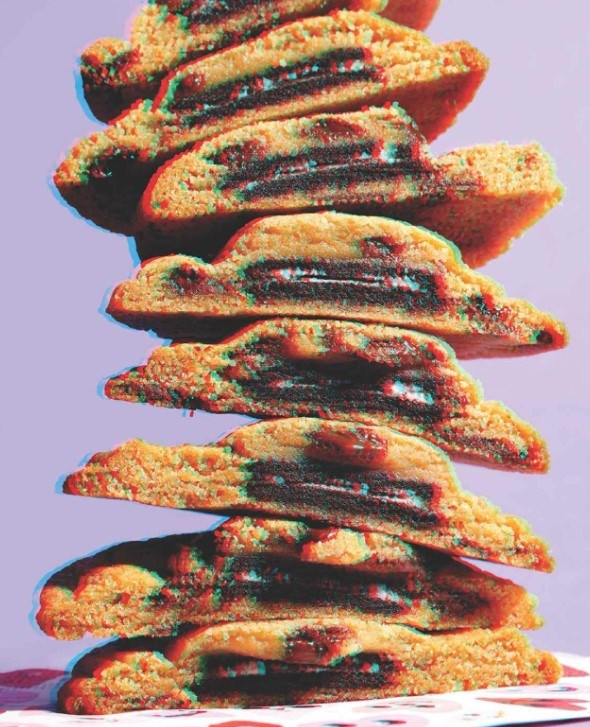 Oreo-stuffed cookies