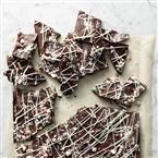 Oreos & candy cane chocolate bark