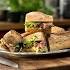 Organic steak sandwich with green goddess mayo