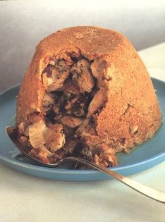 Oriental chicken pudding