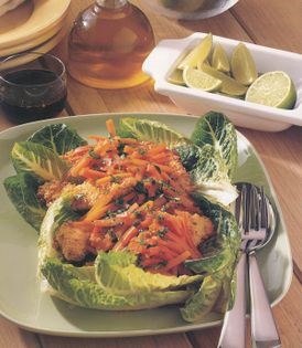 Oriental lime chicken salad