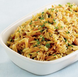 Orzo with brown butter and Parmesan
