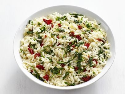 Orzo with sun-dried tomatoes