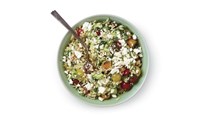 Orzo with tomatoes, cucumber, and feta