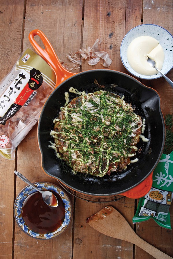 Osaka-style okonomiyaki