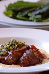 Osso buco with pinenut gremolata & soft polenta