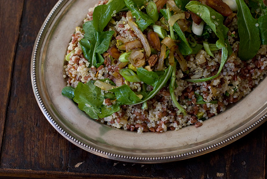 Ottolenghi red rice and quinoa