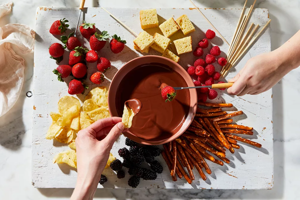Our best chocolate fondue