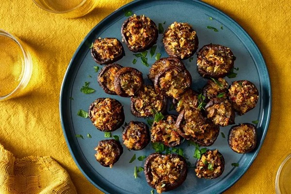 Our best stuffed mushrooms 