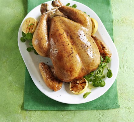 Our healthiest-ever roast chicken