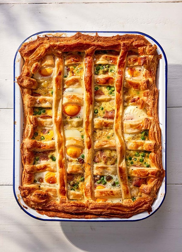 Our ultimate bacon and egg pie