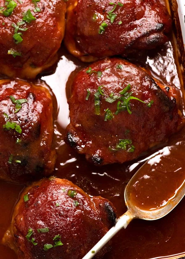 Oven baked BBQ chicken 