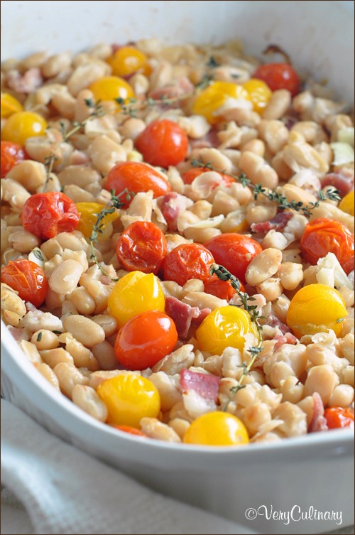 Oven baked beans