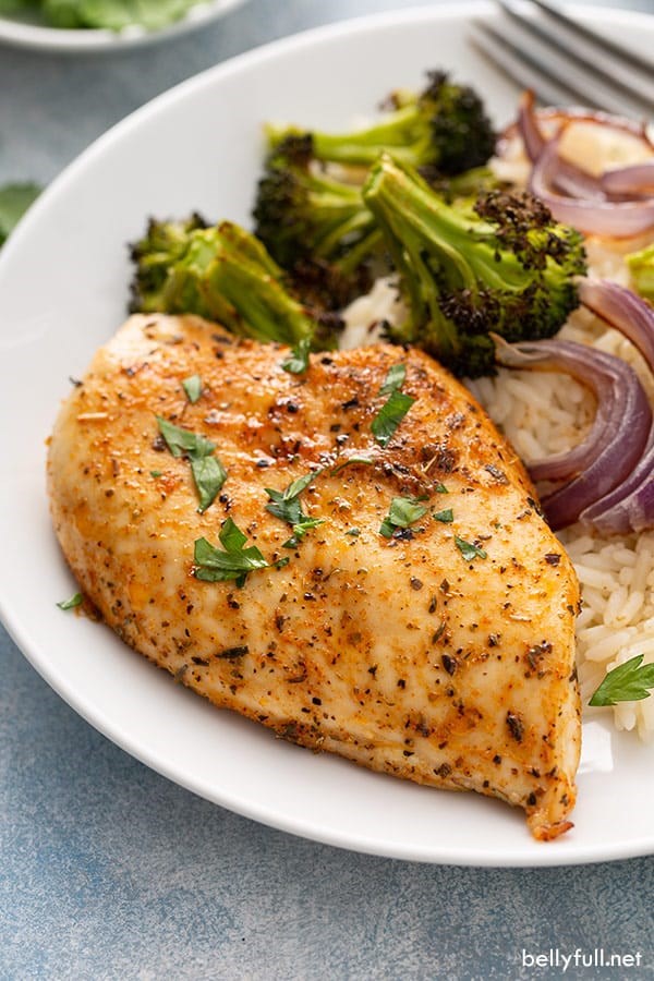 Oven baked chicken breast