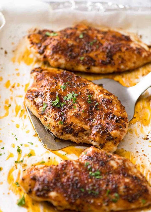 Oven baked chicken breast