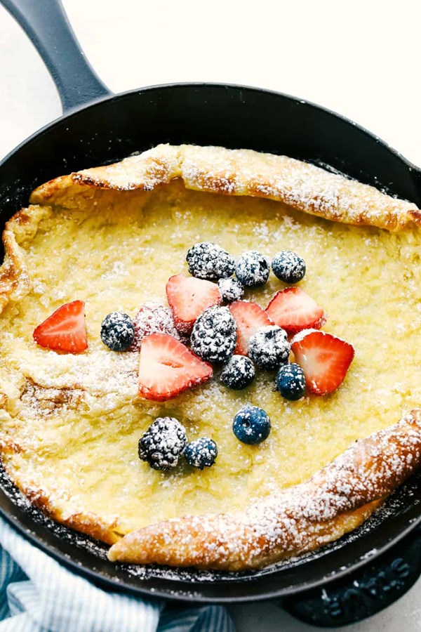 Oven-baked German pancake