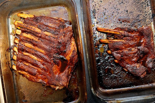 Oven barbecue ribs