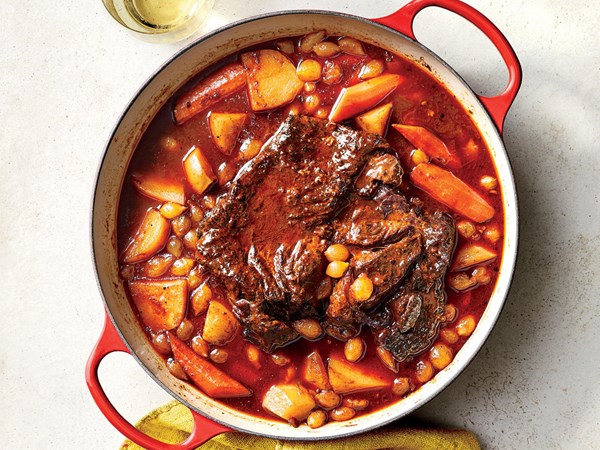 Oven-braised pot roast