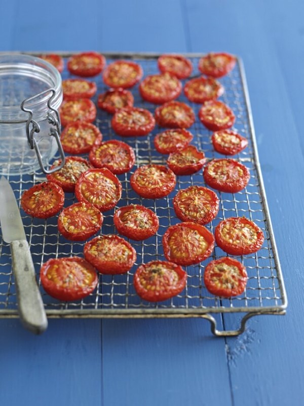 Oven-dried tomatoes