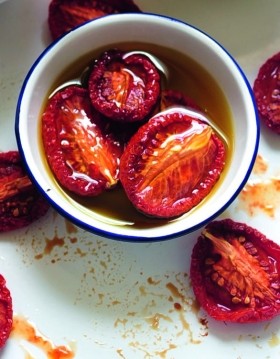 Oven-dried tomatoes