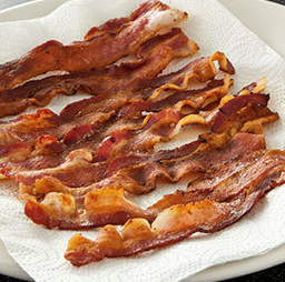Oven-fried bacon