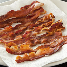 Oven-fried bacon