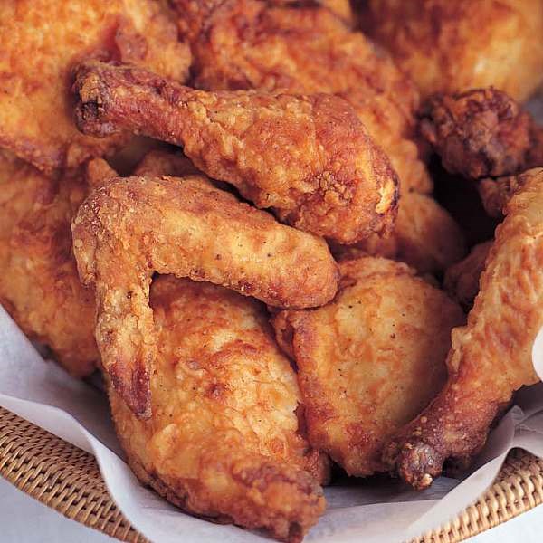 Oven-fried chicken