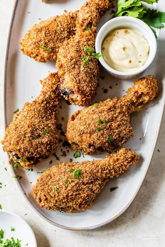 Oven fried chicken