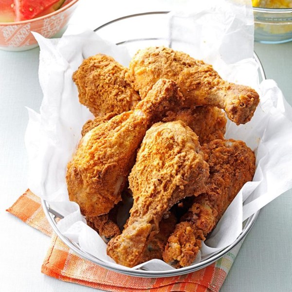 Oven-fried chicken drumsticks