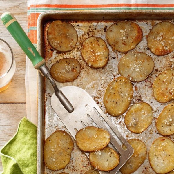 Oven Parmesan chips