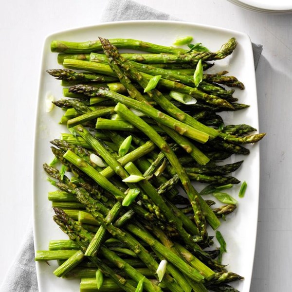 Oven-roasted asparagus 