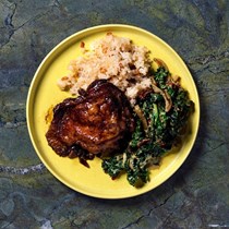 Oven-roasted chicken adobo
