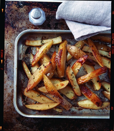Oven-roasted chips