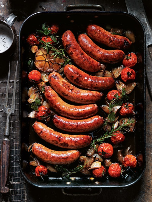 Oven-roasted chorizo with Pedro Ximénez 