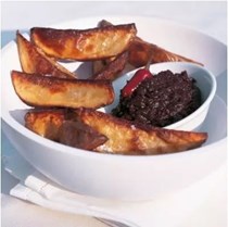 Oven-roasted chunky chips