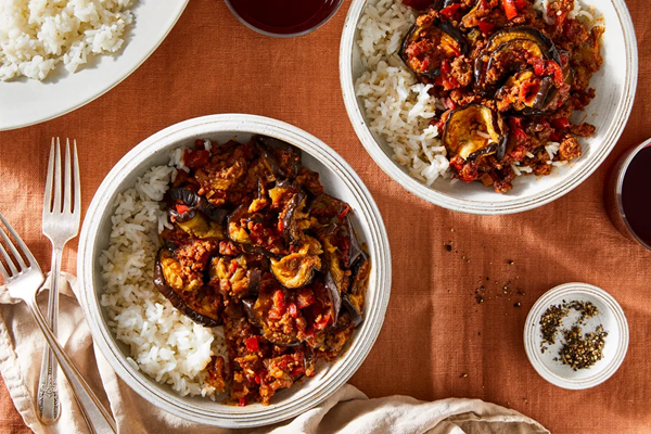 Oven-roasted Egyptian mesaka’a