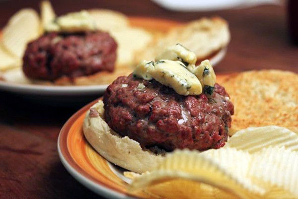 Oven roasted hamburgers
