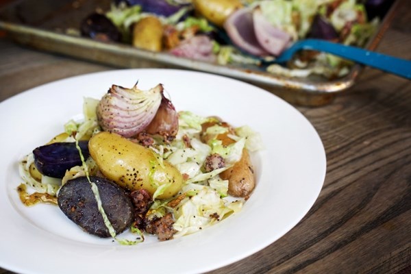 Oven-roasted hash