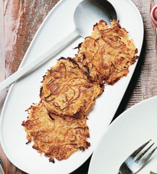 Oven-roasted hash brown cakes